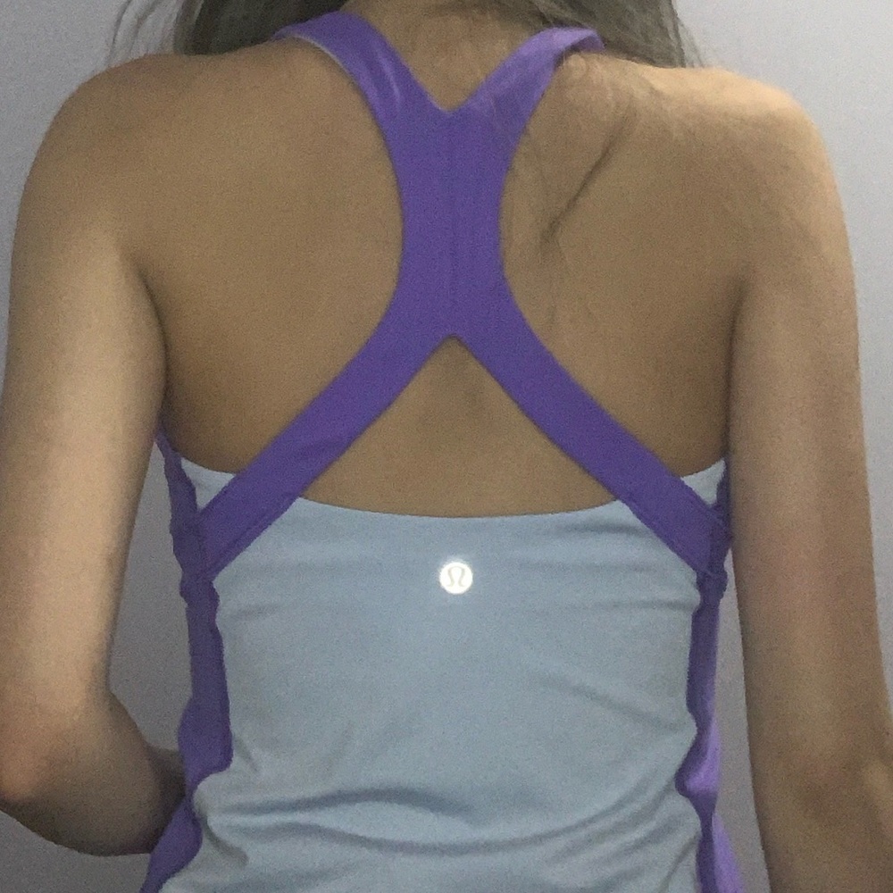 LULULEMON purple racer tank!! 🏃🏻‍♀️ - Picture 2 of 3